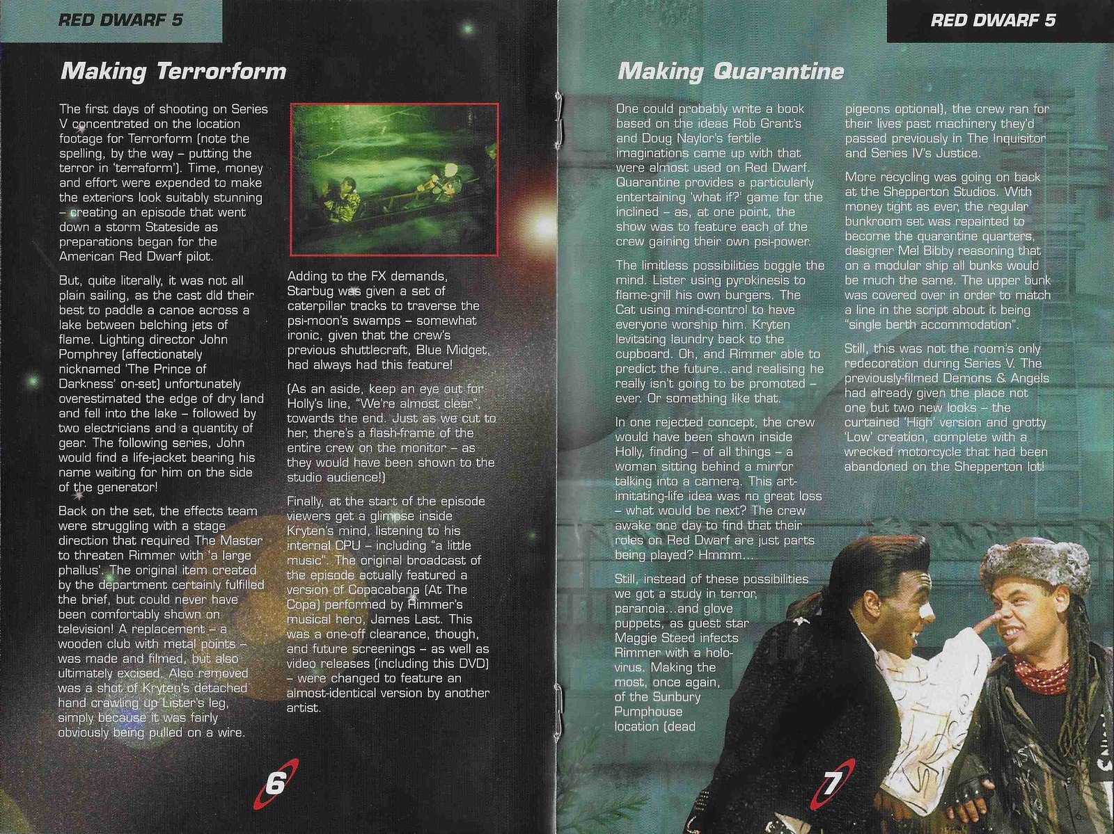 Inserts from BBCDVD 1592